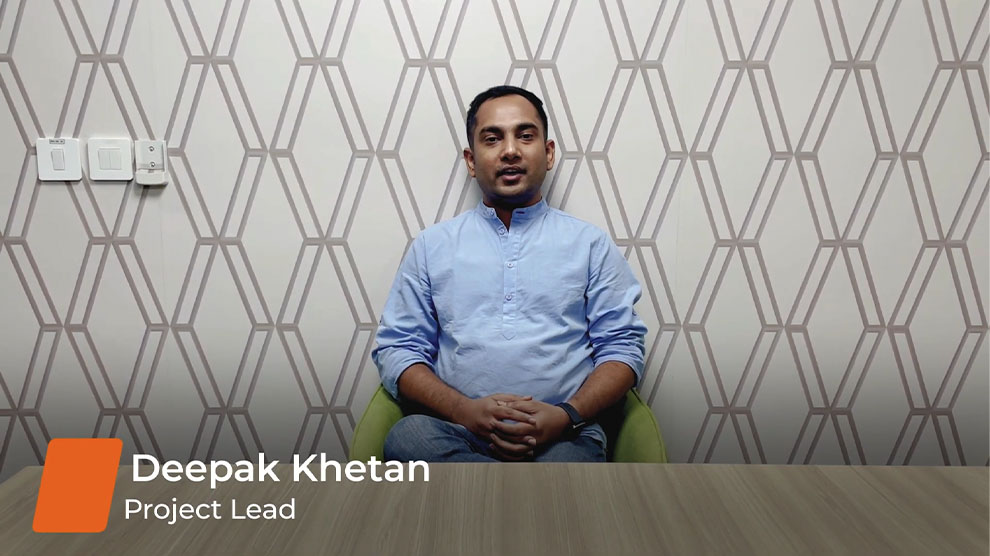 Project Lead Deepak Khetan shares about his journey at Blazeclan 0-10 screenshot